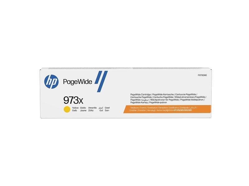 HP 973x Yellow Original PageWide Cartridge - F6T83AE, Computers en Software, Printerbenodigdheden, Verzenden, Nieuw, Cartridge