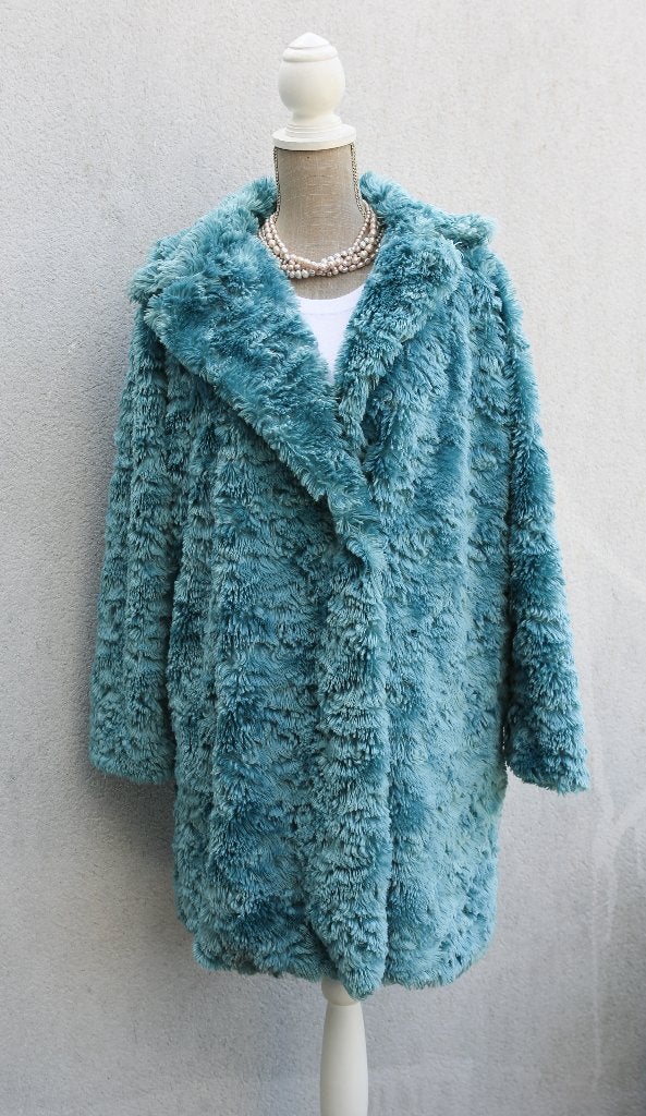 Prachtige blauwe jas One size, New collection, Ophalen of Verzenden, Nieuw, Blauw