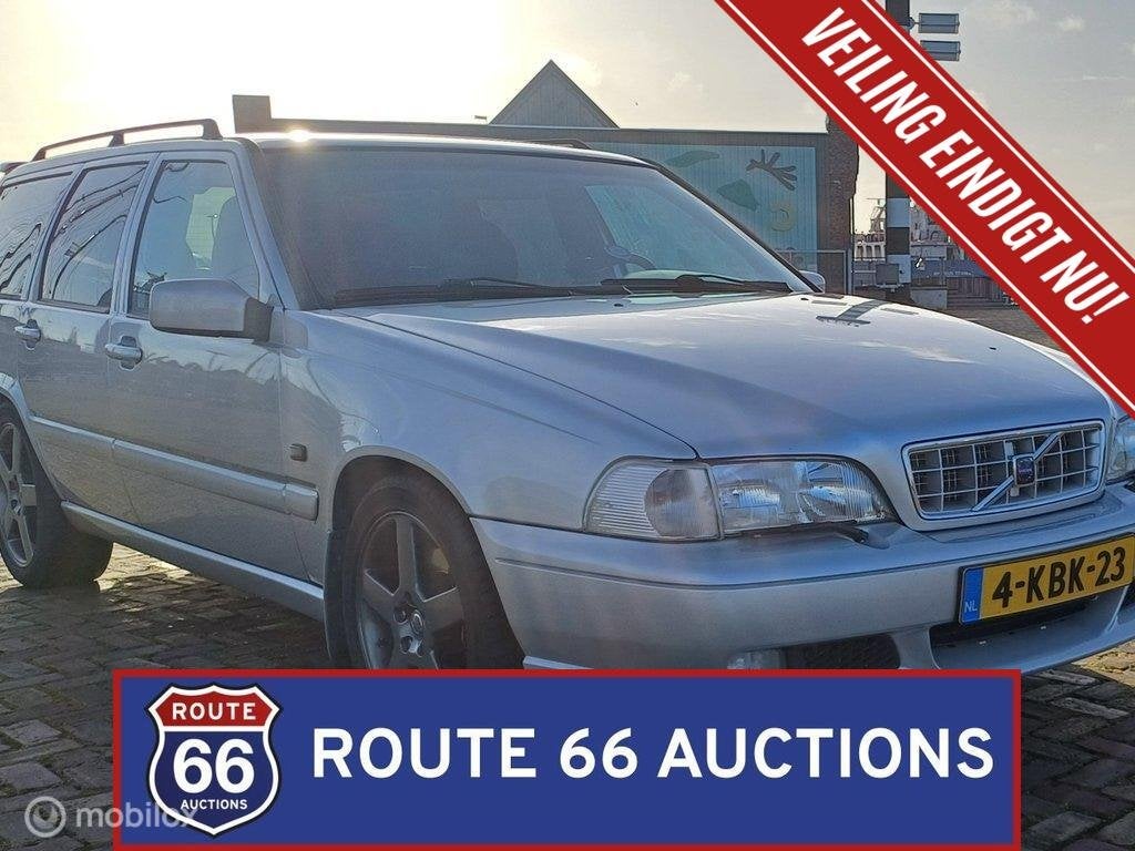 Volvo V70 R | 1998 | Route 66 Auctions, Auto's, Zwart, Bedrijf, Handgeschakeld, Overige carrosserie