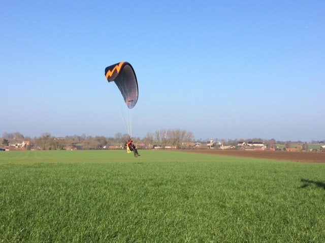 Paramotorzeil, Sport en Fitness, Zweefvliegen en Paragliding, Ophalen, Gebruikt, Paramotor