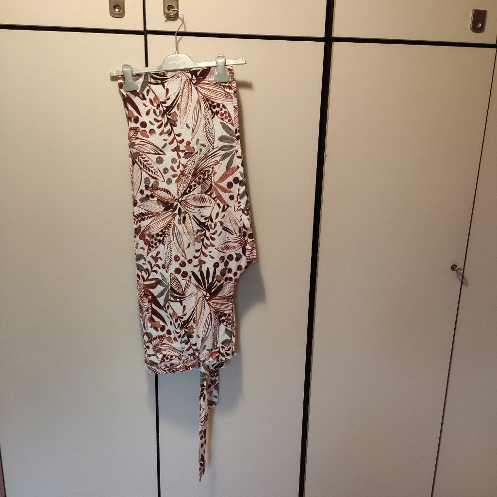 Grote linnen broek, nieuw, bordeauxgrijs, witte achtergrond, Kleding | Dames, Overige kleuren, Maat 46/48 (XL) of groter, Nieuw