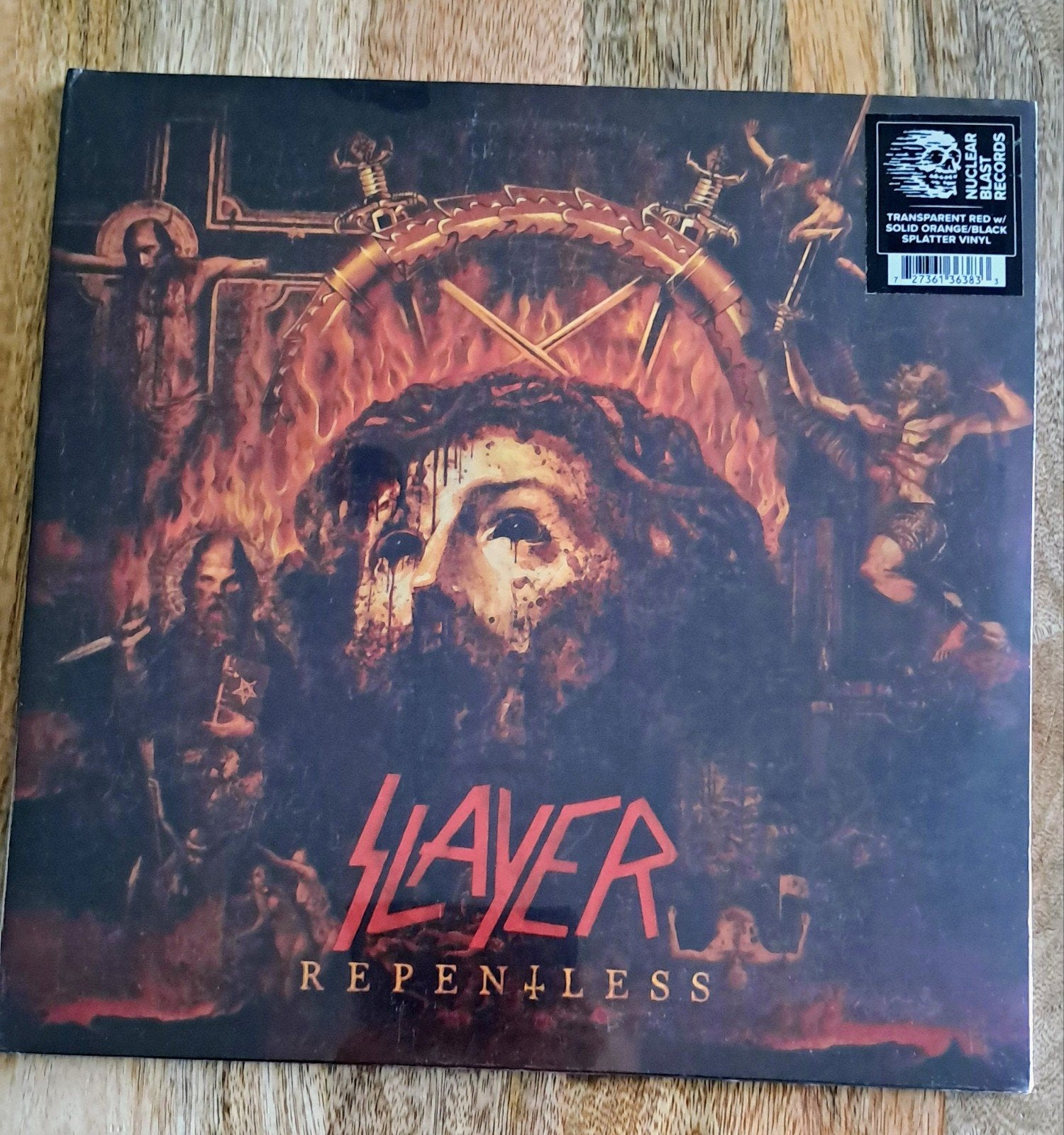 Slayer :  Color LP Repentless - Nieuw in verpakking!, Ophalen of Verzenden, Nieuw in verpakking, Thrash metal, LP
