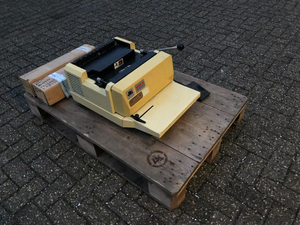 JBI Wire-O puncher & binder, Ophalen, Gebruikt