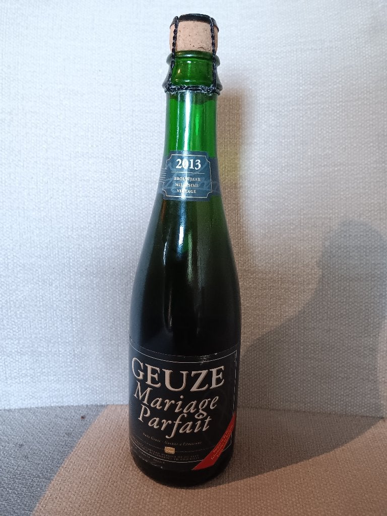 Geuze boon - Mariage Parfait - brouwjaar 2013 - 37.5 cl - 8%, Verzamelen, Ophalen, Nieuw, Flesje(s), Overige merken