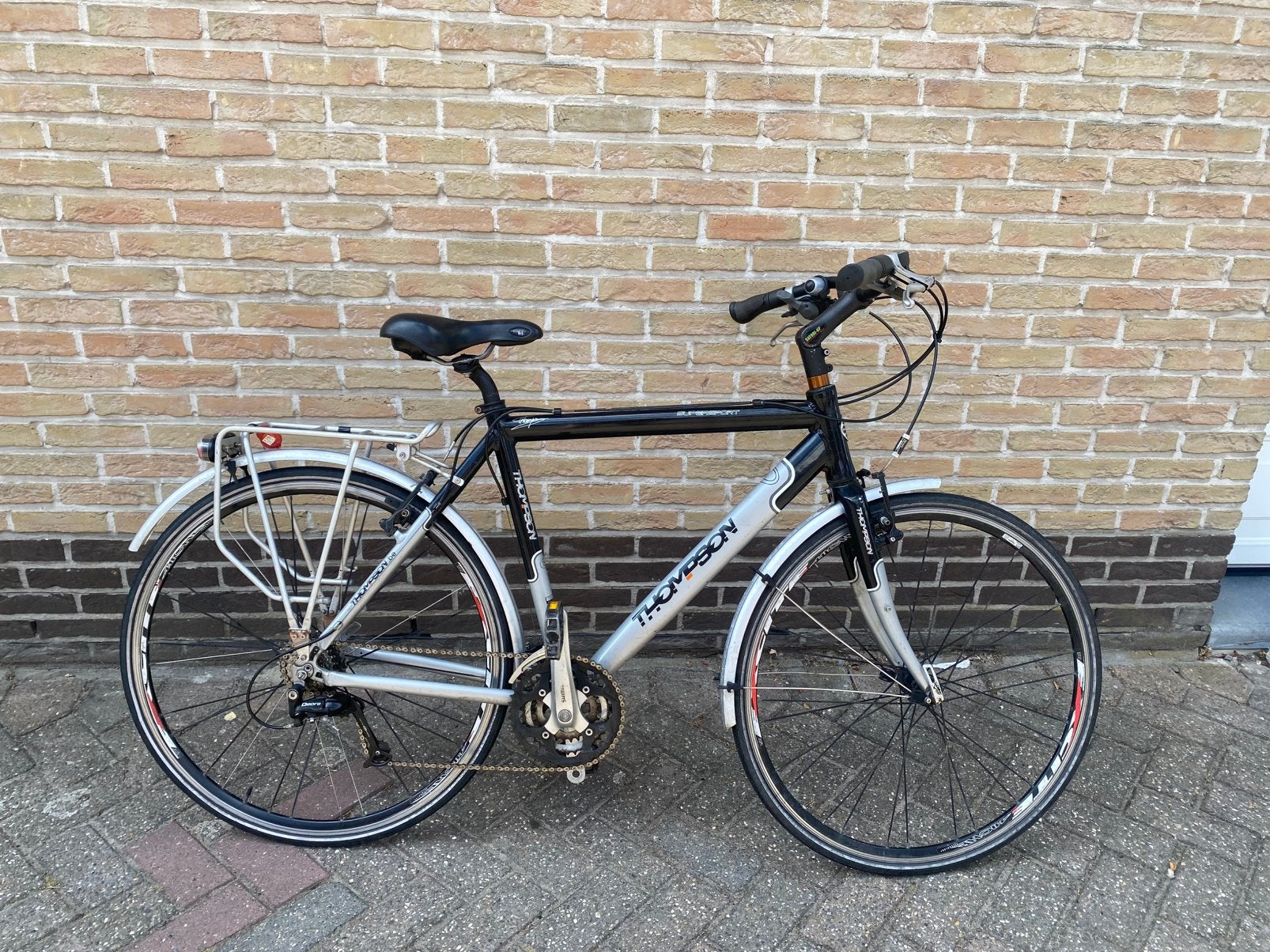 Herenfiets THOMPSON met versnellingen, Fietsen en Brommers, Ophalen, Zo goed als nieuw, 28 inch