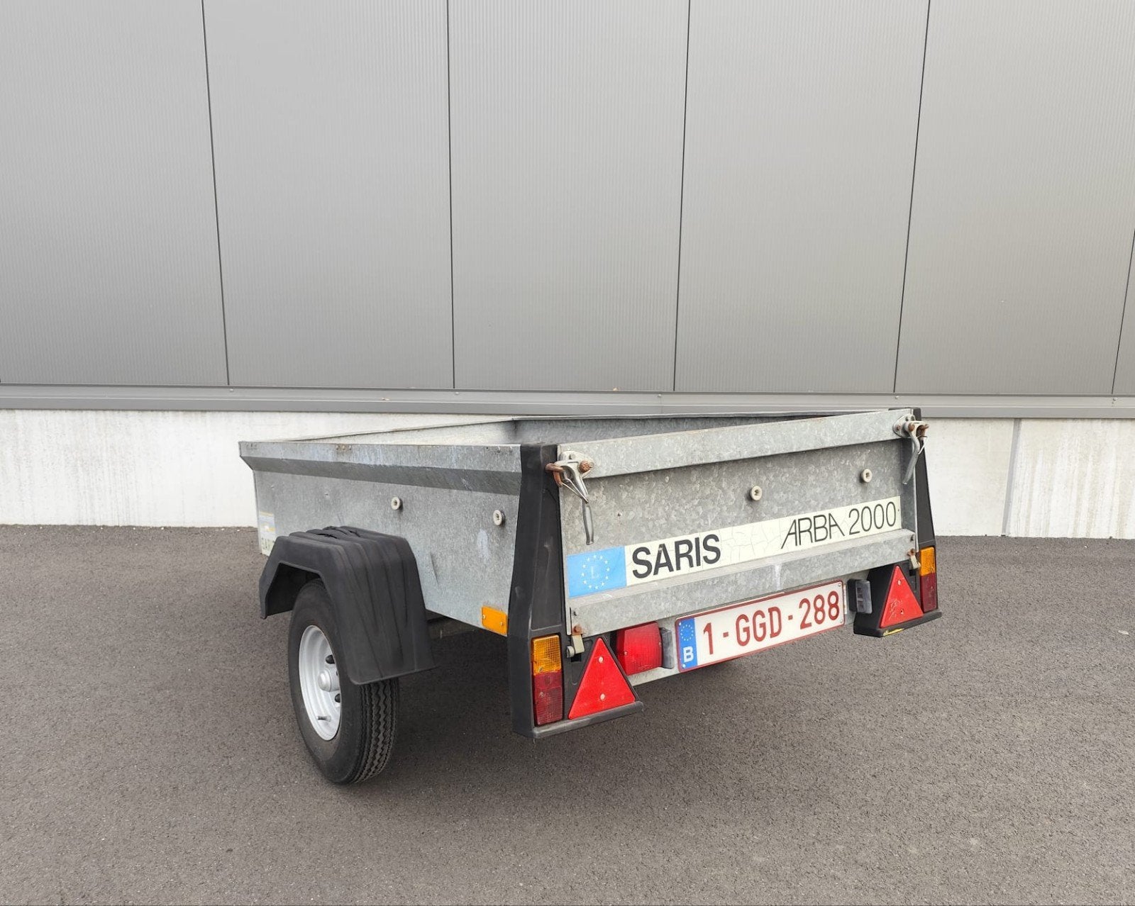 aanhanger SARIS 500kg, Enlèvement