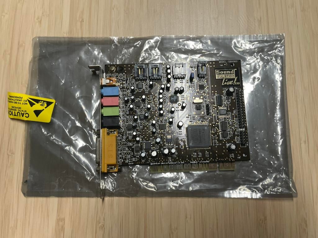 Creative Sound Blaster Live! CT4620 + SB0060 met toebehoren, Informatique & Logiciels, Enlèvement ou Envoi, Comme neuf