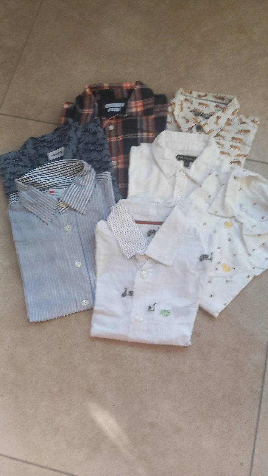 hemdjes maat 116, Garçon, Enlèvement ou Envoi, Chemise ou Chemisier, Comme neuf