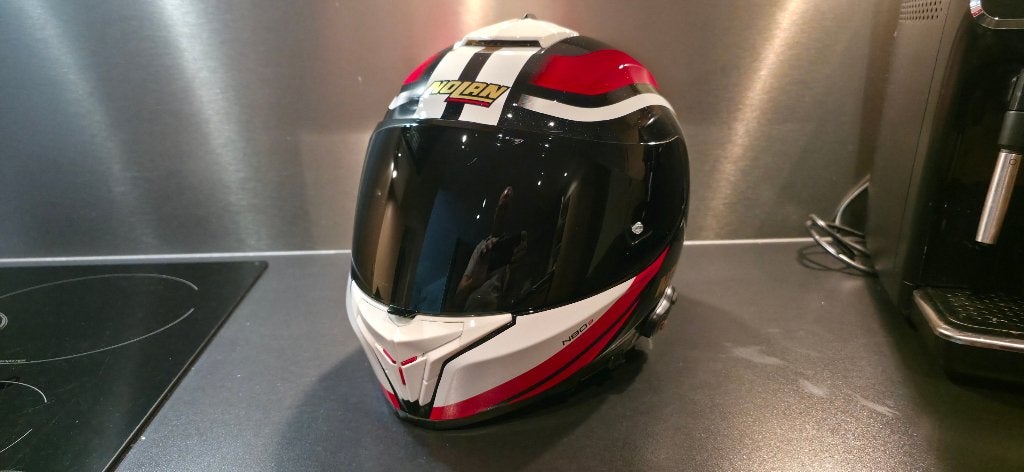 Helm Nolan met orgineel Nolan headset, M, Ophalen of Verzenden, Integraalhelm, Tweedehands