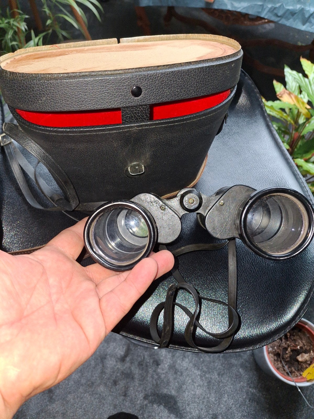 vintage Carton Prisma Coated Optics 7x50 verrekijker, TV, Hi-fi & Vidéo, Matériel d'optique| Jumelles, Enlèvement