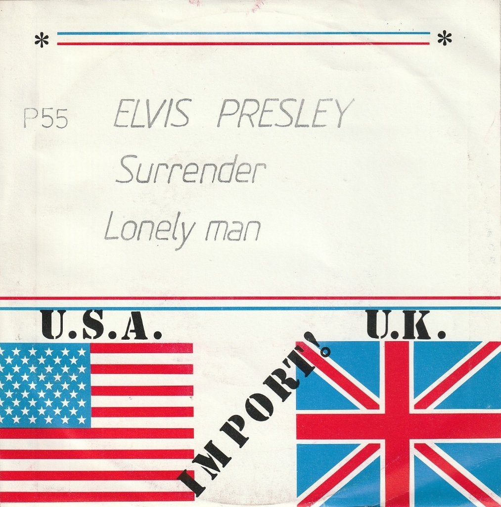 Elvis Presley - Surrender, Verzenden, 7 inch, Single, Fotohoes
