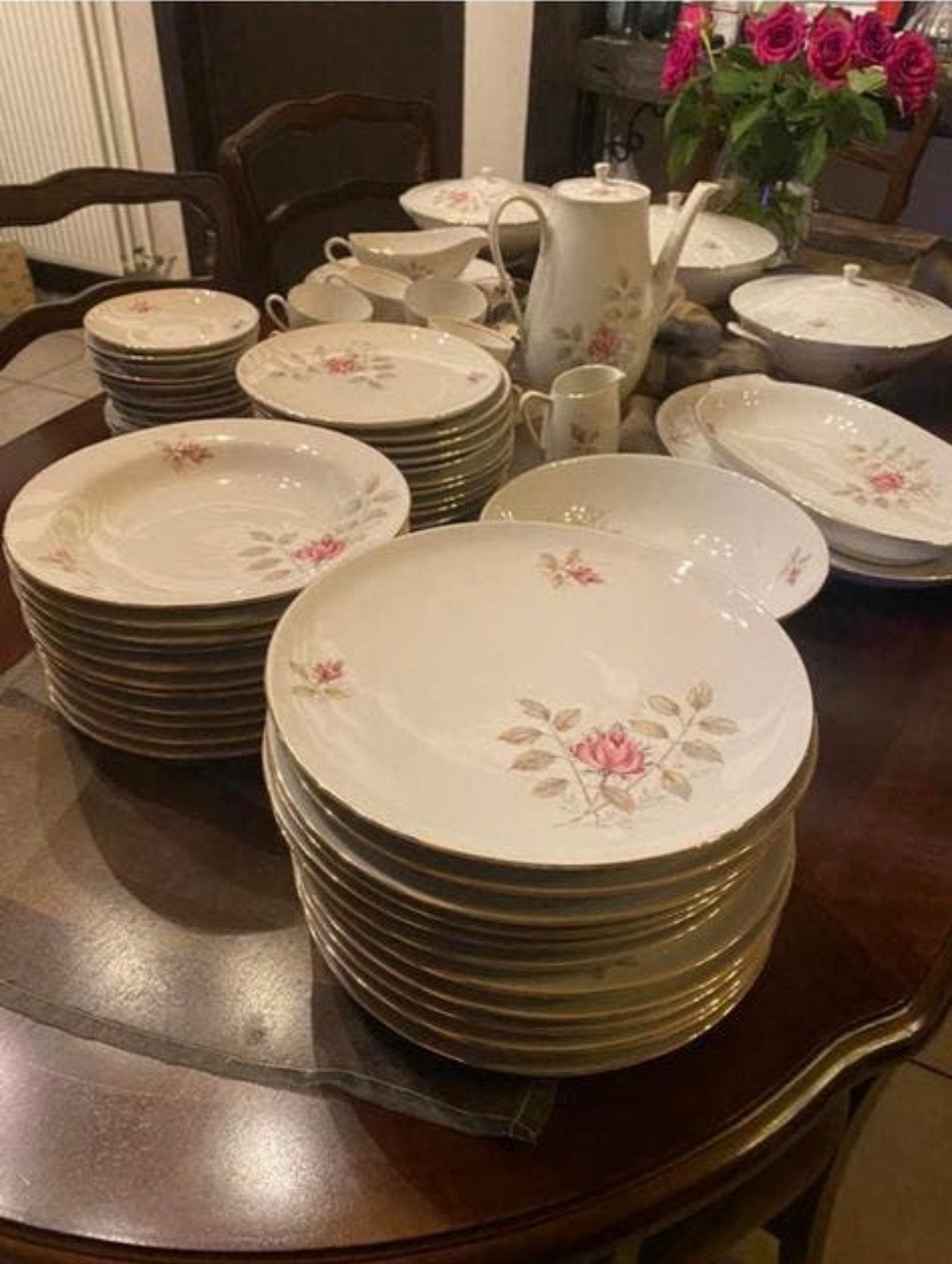 Antieke servies compleet, Ophalen