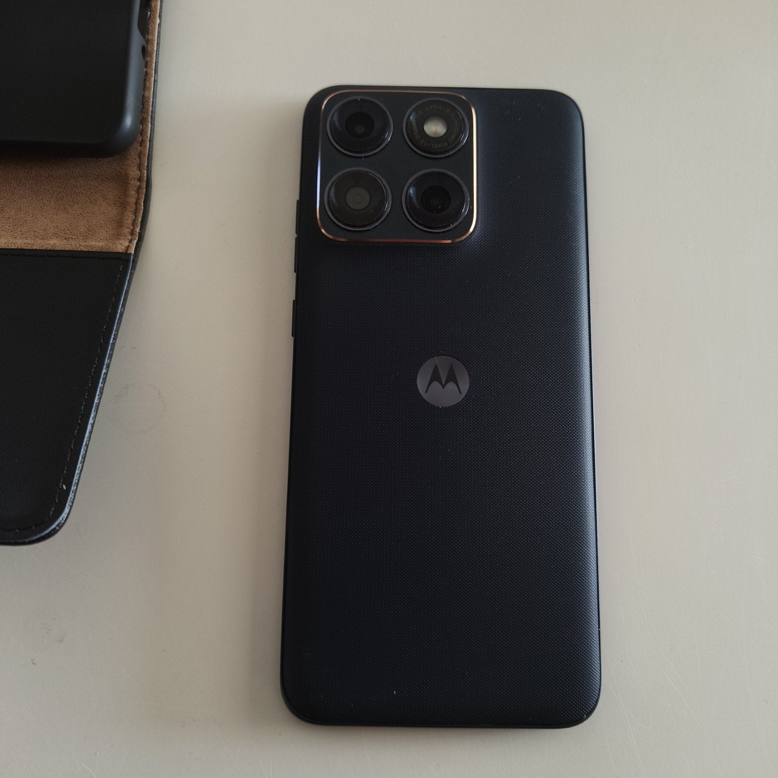 Motorola edge 70 fusion als nieuw met hoesje, Telecommunicatie, Ophalen of Verzenden, Zwart, Overige modellen