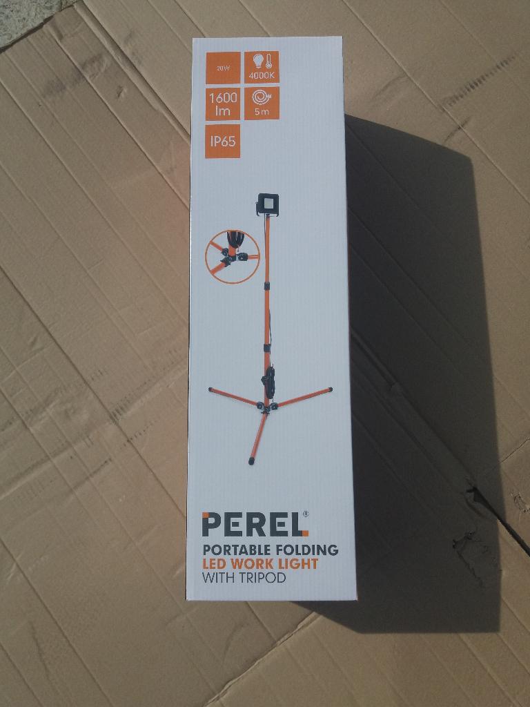 LED werklamp op statief, Bricolage & Construction, Éclairage de chantier, Neuf, Lampe, Moins de 50 watts, Avec pied, Enlèvement
