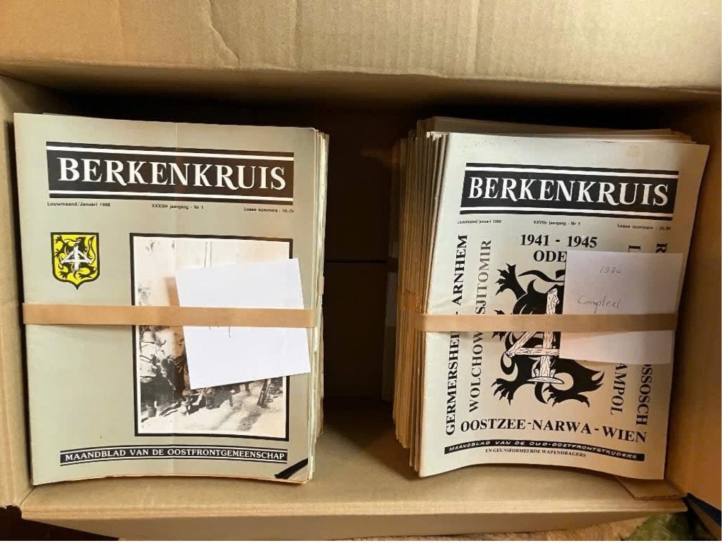 Berkenkruis tijdschriften, Enlèvement ou Envoi, Armée de terre, Livre ou Revue