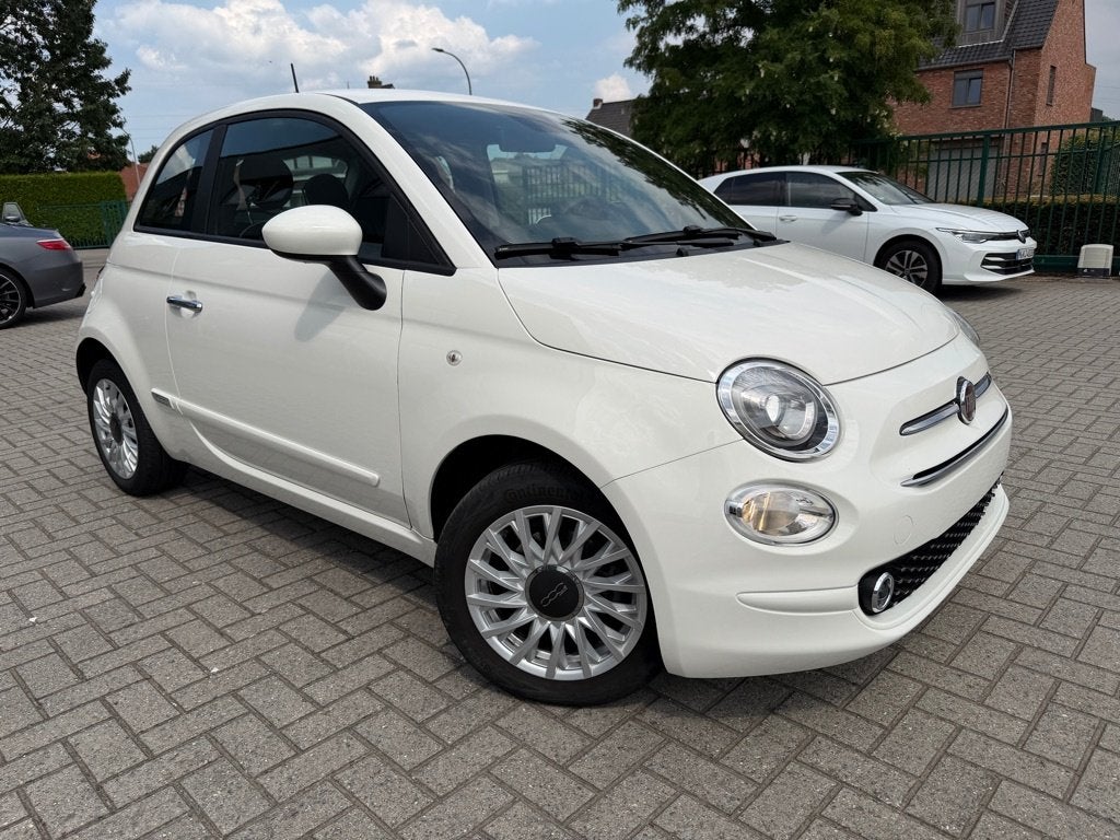 Fiat 500 Lounge 1,0 benzine hybride, Auto's, Fiat, 88 g/km, Euro 6, Wit, Bedrijf