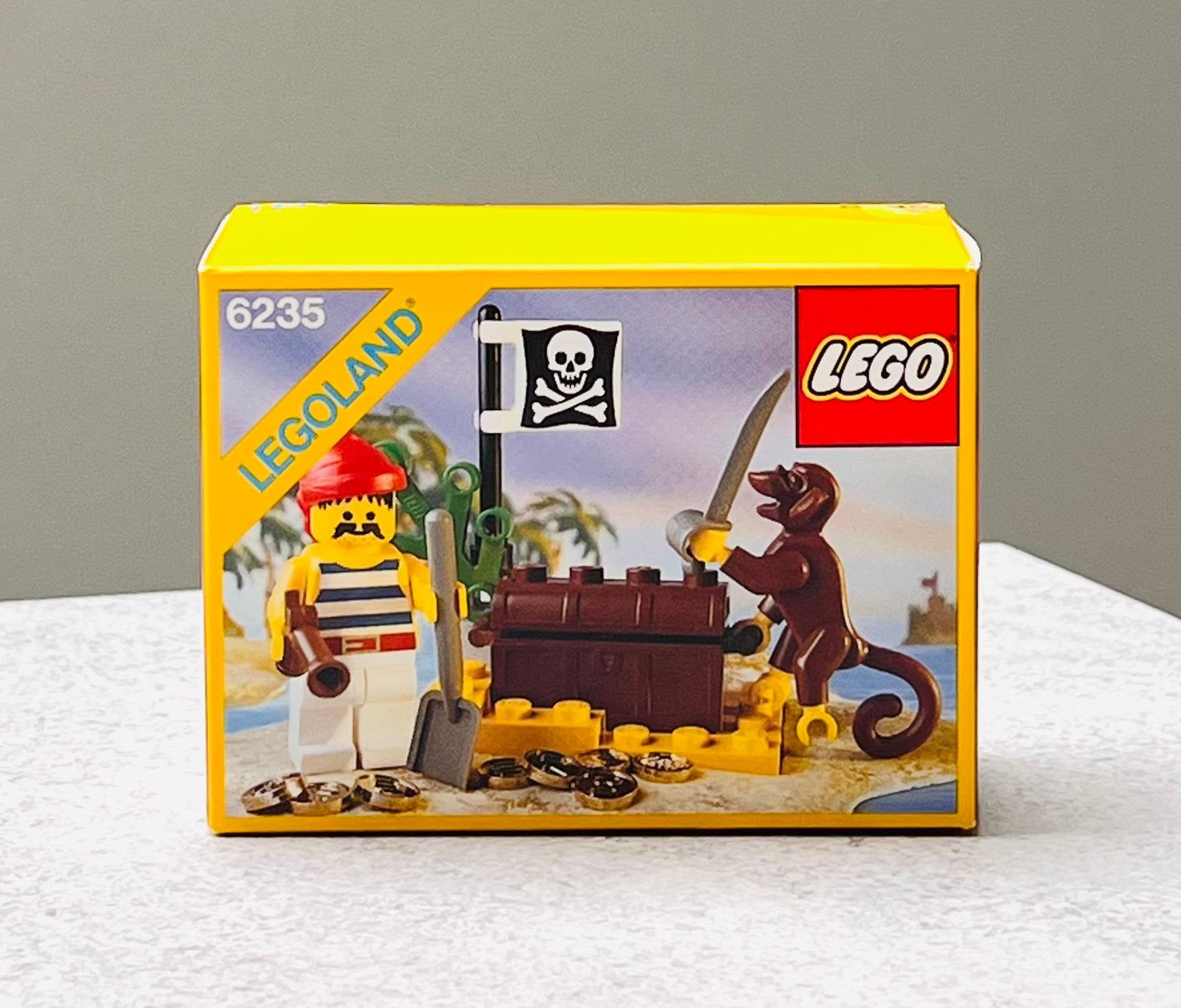 LEGO Pirates 6235 Buried Treasure (1989) – mét doos & boekje, Instructions incluses, Enlèvement ou Envoi, Lego, Ensemble complet