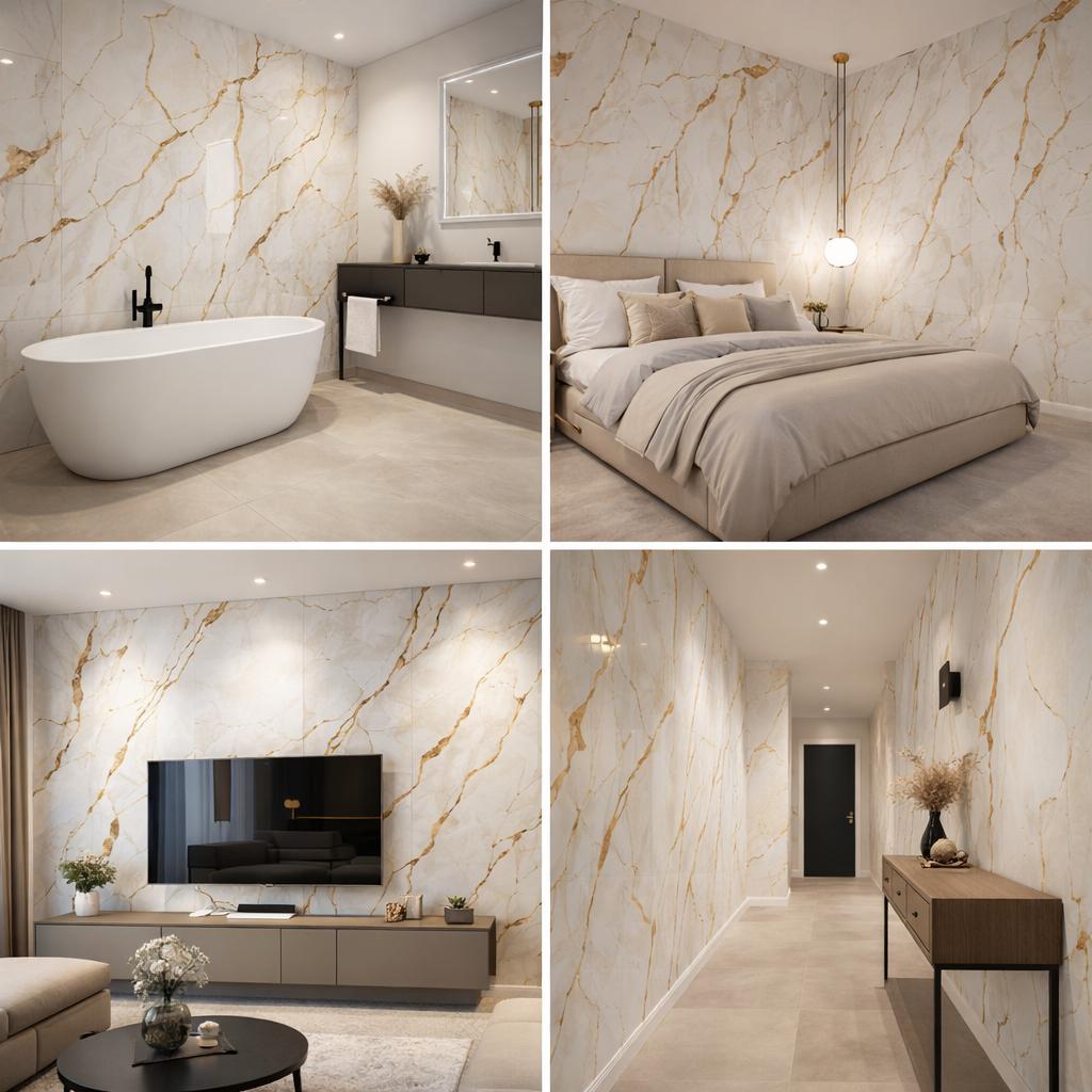 Luxe Wandpaneel (PVC) 260x122 cm, Enlèvement ou Envoi, Neuf