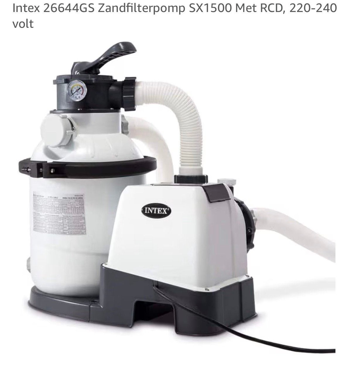 pompe intex sx1500 servis 1 mois, Jardin & Terrasse, Accessoires de piscine, Enlèvement ou Envoi, Comme neuf, Pompe