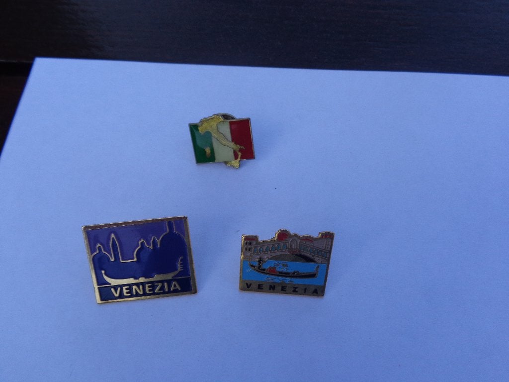 3 prachtige pins over Venetië en Italië, Verzamelen, Ophalen