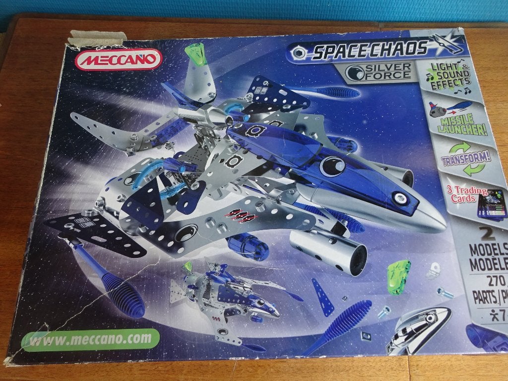 Meccano Spacechaos uit 2011 voor 7-14 jaar, Ophalen of Verzenden, Gebruikt