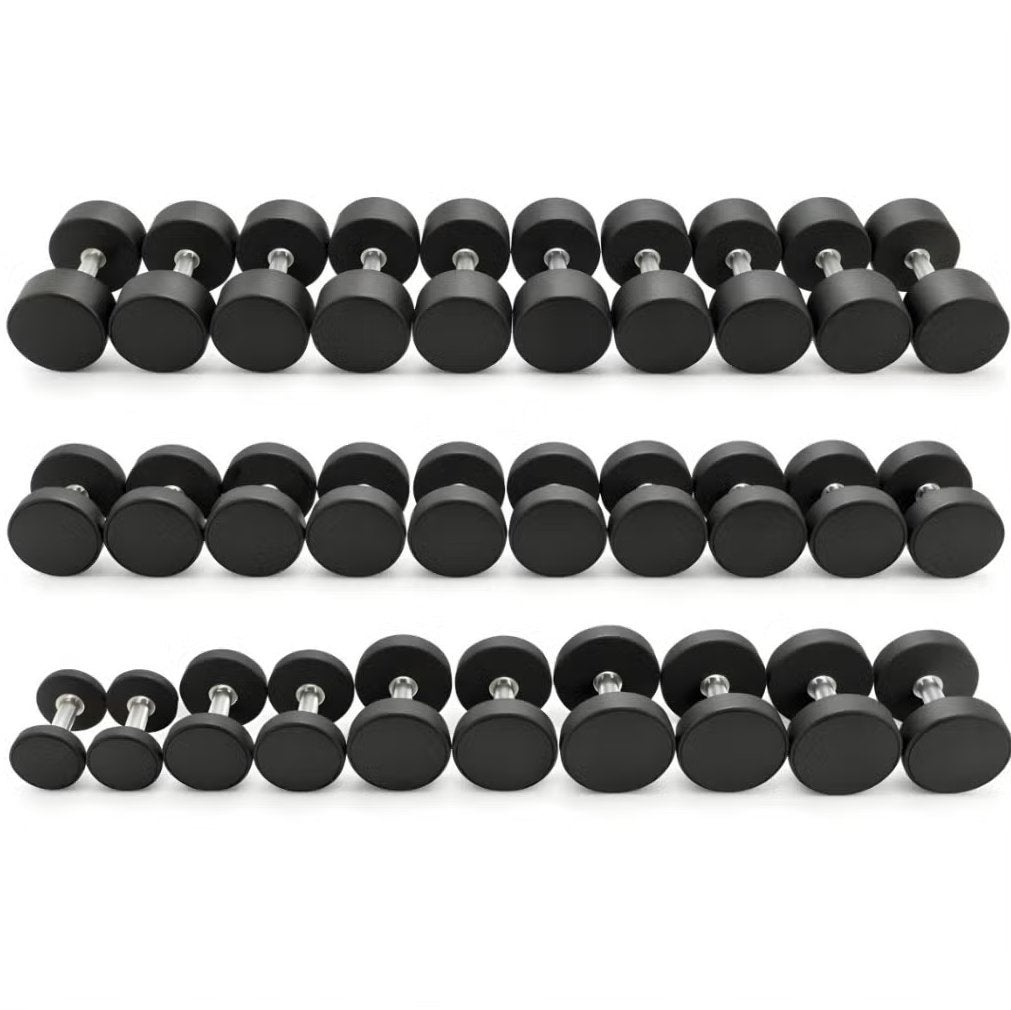 PH Fitness Ronde PU Dumbbells - 2KG t/m 20KG - €2,00 per KG, Enlèvement ou Envoi, Neuf, Bras, Haltère