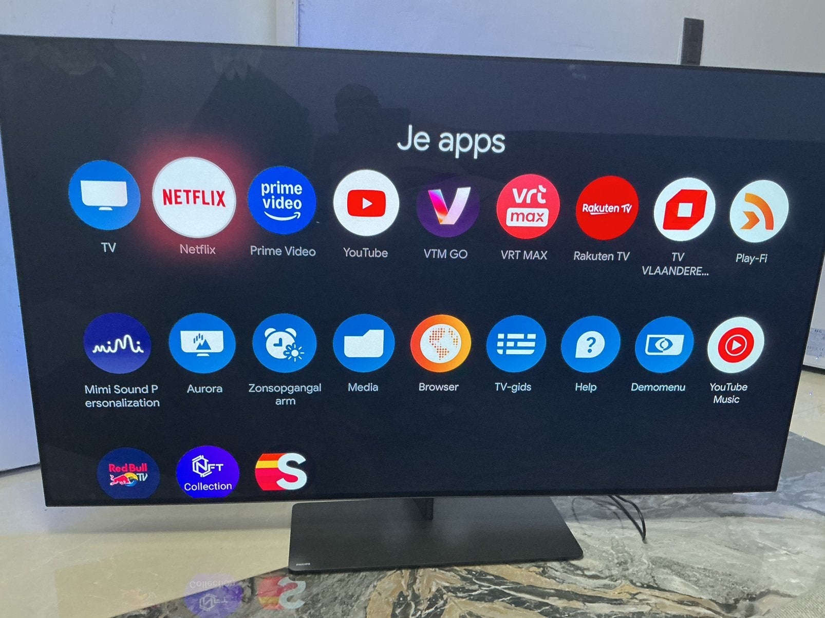 Tv Philips smart wifi 4k oled 120cm 65oled808 2024, Audio, Tv en Foto, Ophalen, Zo goed als nieuw, OLED, Philips