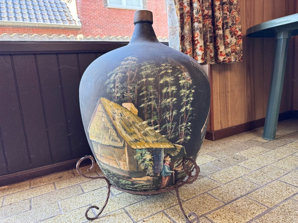 Wijnkruik te koop - vintage, Ophalen, Vintage, Glas, Gebruikt
