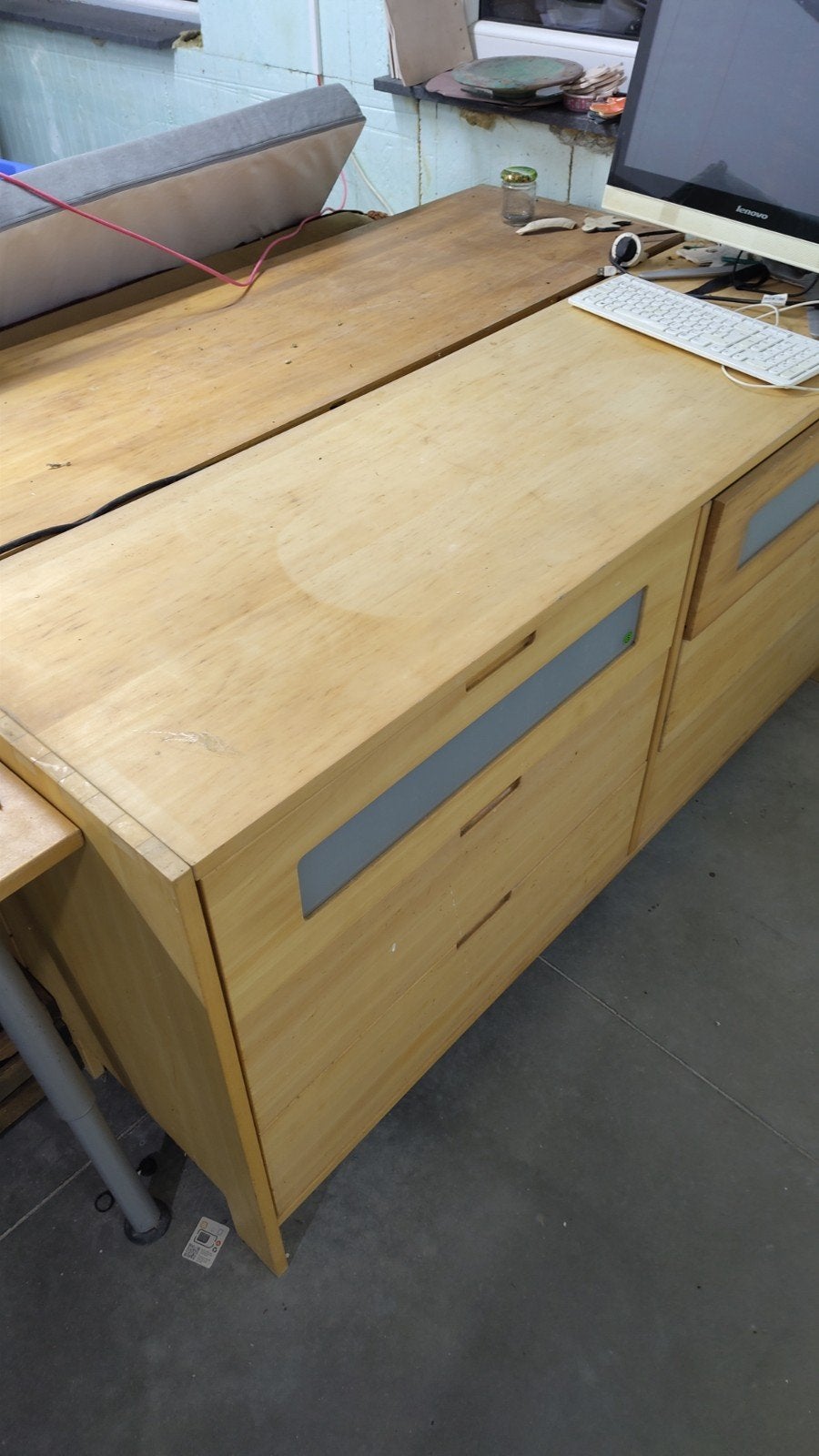 2 commodes, Maison & Meubles, 5 tiroirs ou plus, Enlèvement, Utilisé, Pin