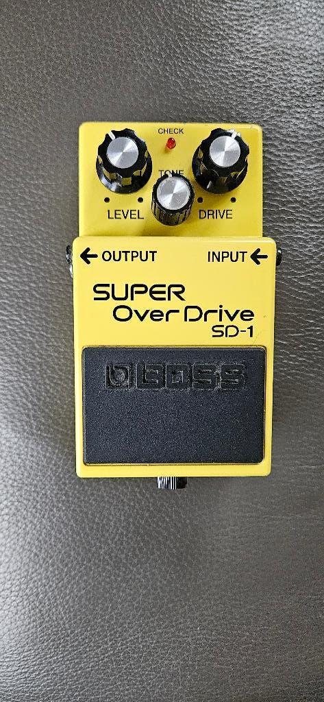 Boss Super overdrive SD-1 nieuwstaat, Enlèvement ou Envoi, Comme neuf, Distortion, Overdrive ou Fuzz