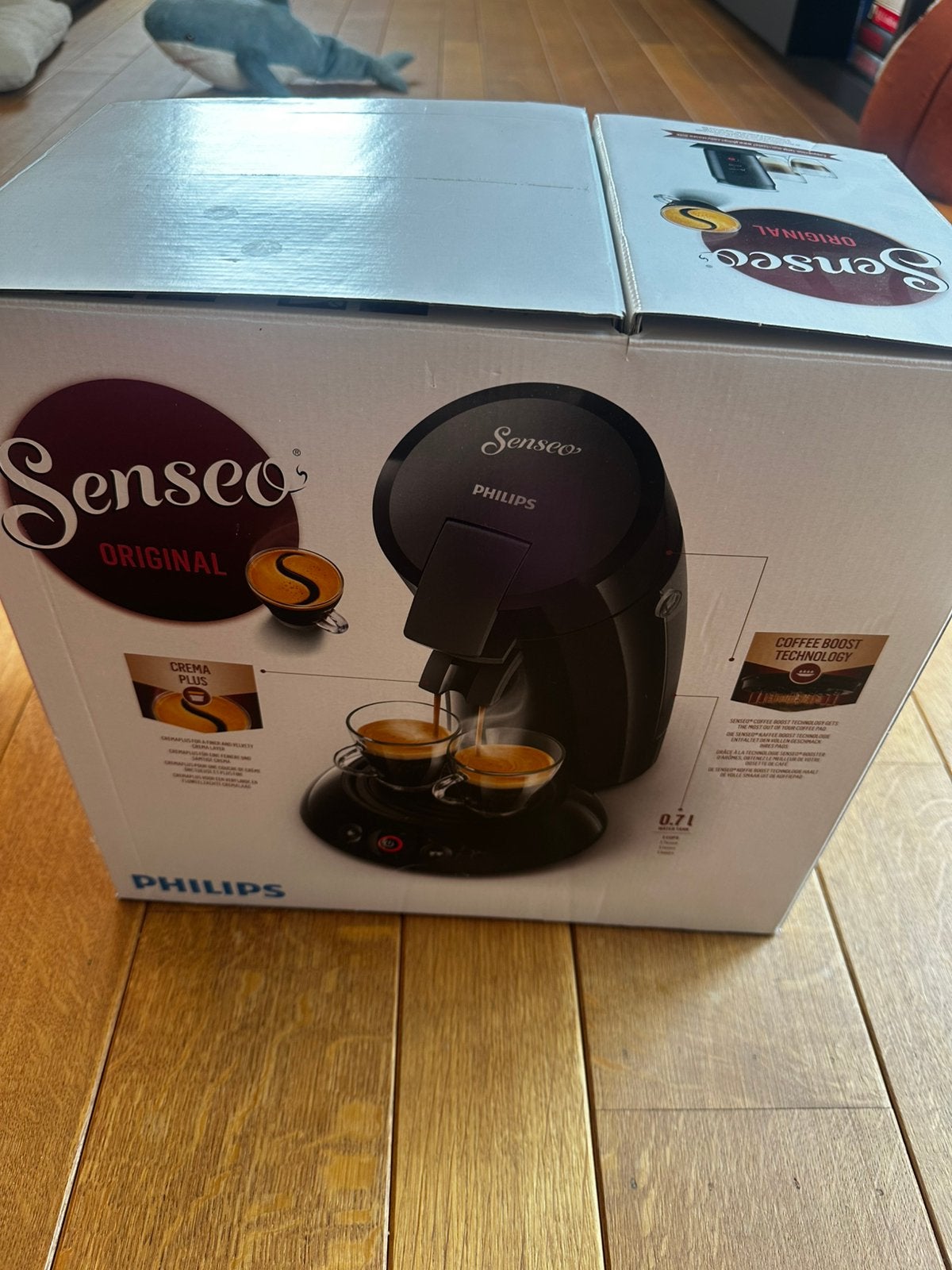 Philips Senseo Original – Zwart – Originele doos, Elektronische apparatuur, Koffiezetapparaten, Ophalen, Zo goed als nieuw, Koffiemachine