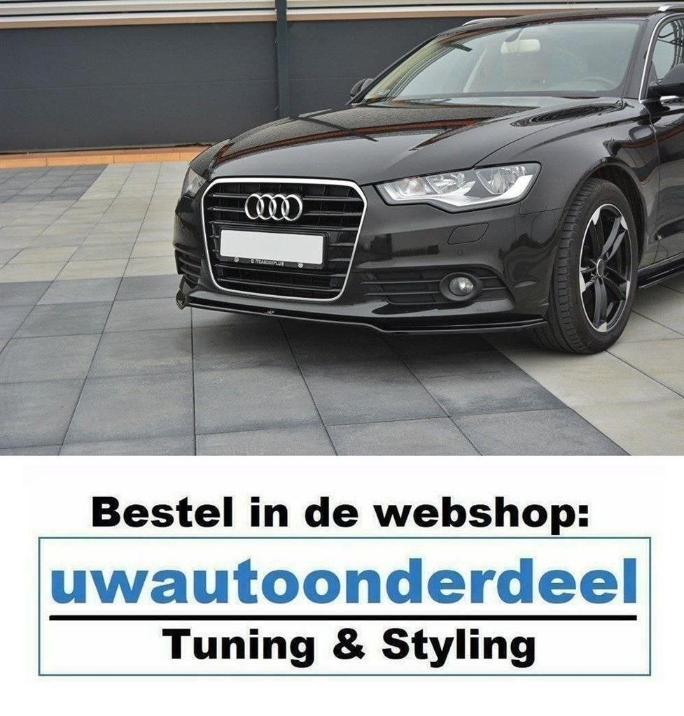Spoiler Voorspoiler Lip Splitter Geschikt voor Audi A6 C7, Verzenden