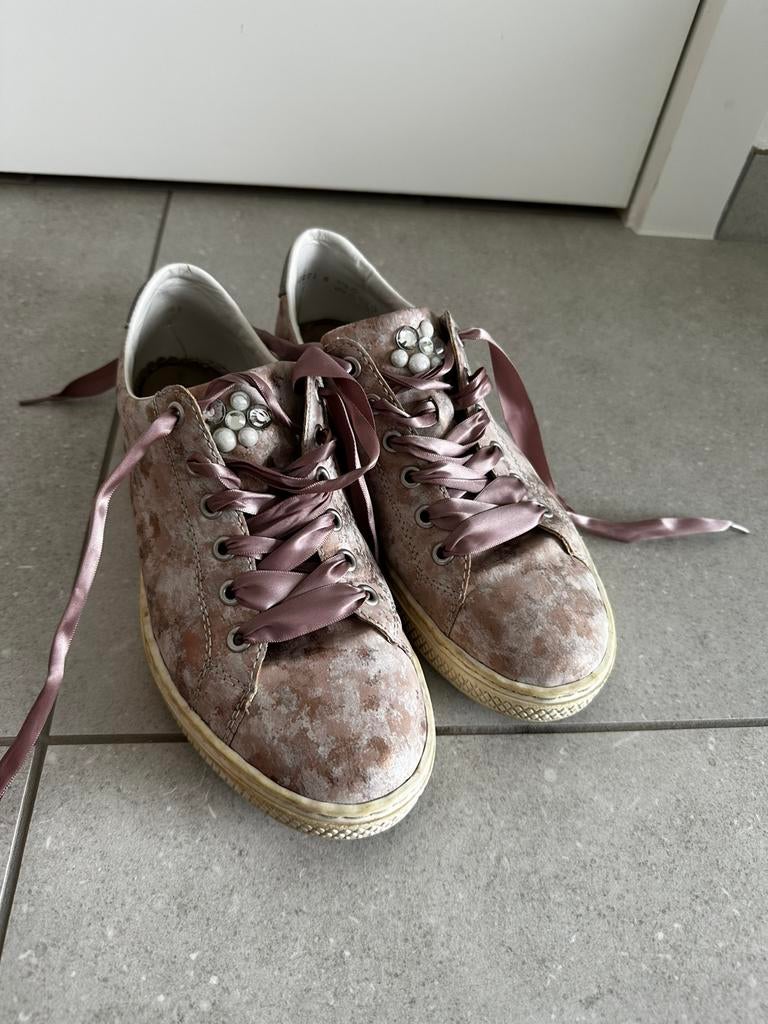 Damesschoen Rieker maat 38, Rose, Sneakers et Baskets, Enlèvement, Porté