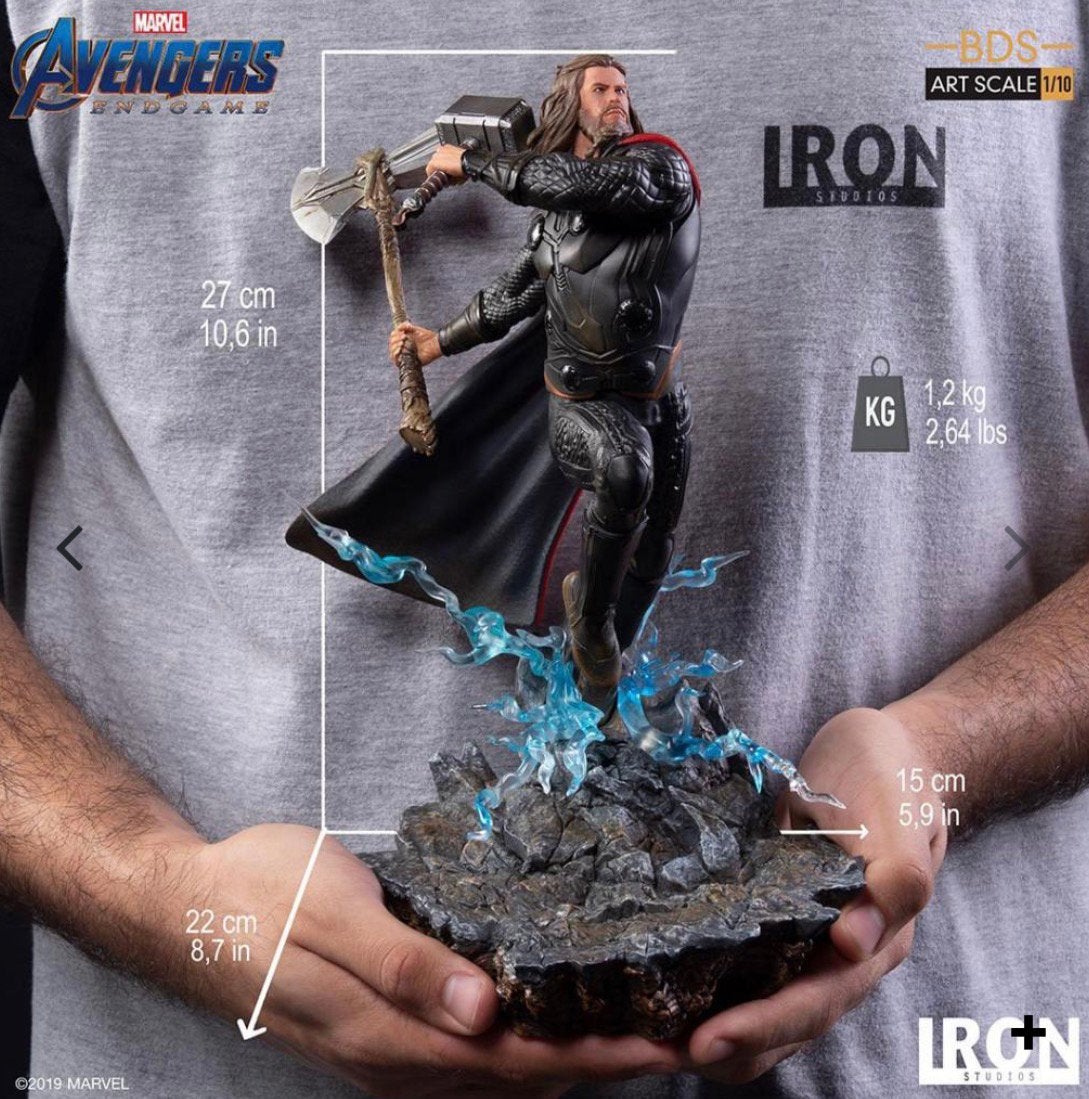 Iron Studios : Thor 1/10 (Endgame), Collections, Enlèvement ou Envoi, Comme neuf, Fantasy