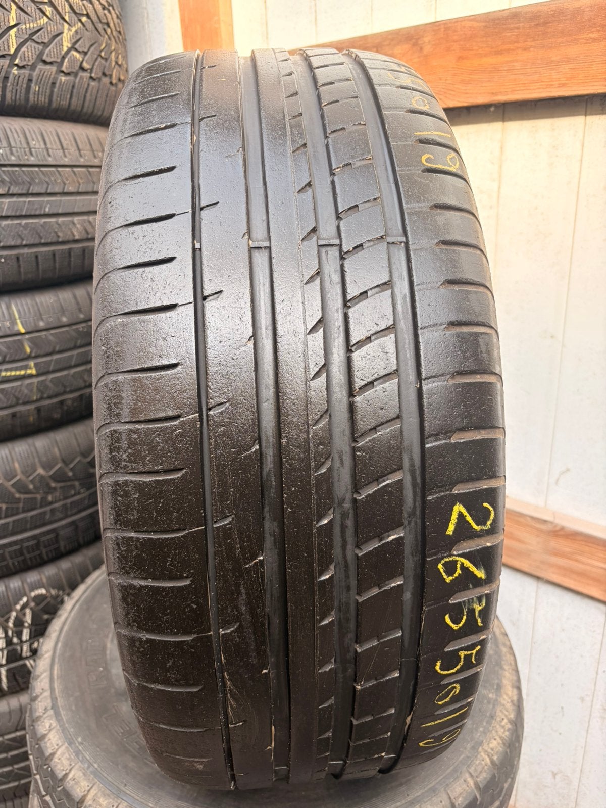 265 50r19 good year avec montage et équilibrage, Enlèvement, Utilisé