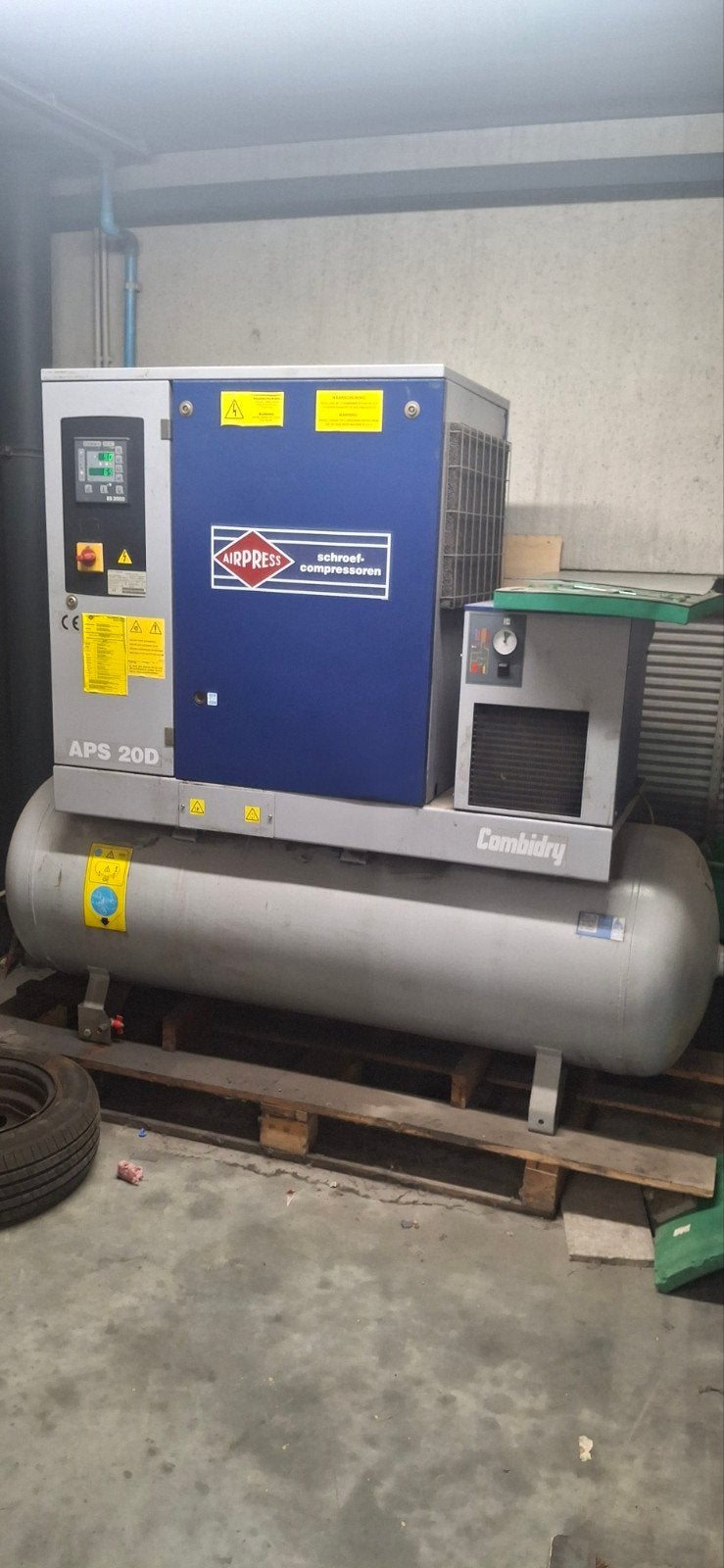 compresseur a vis, Enlèvement