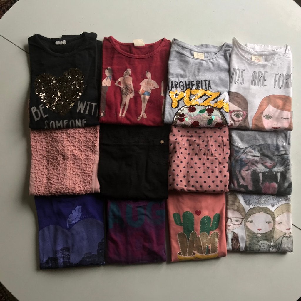 Pakket LONGSLEEVES - maat 152 - meisje, Kinderen en Baby's, Kinderkleding | Kinder-kledingpakketten, Ophalen of Verzenden, Maat 152