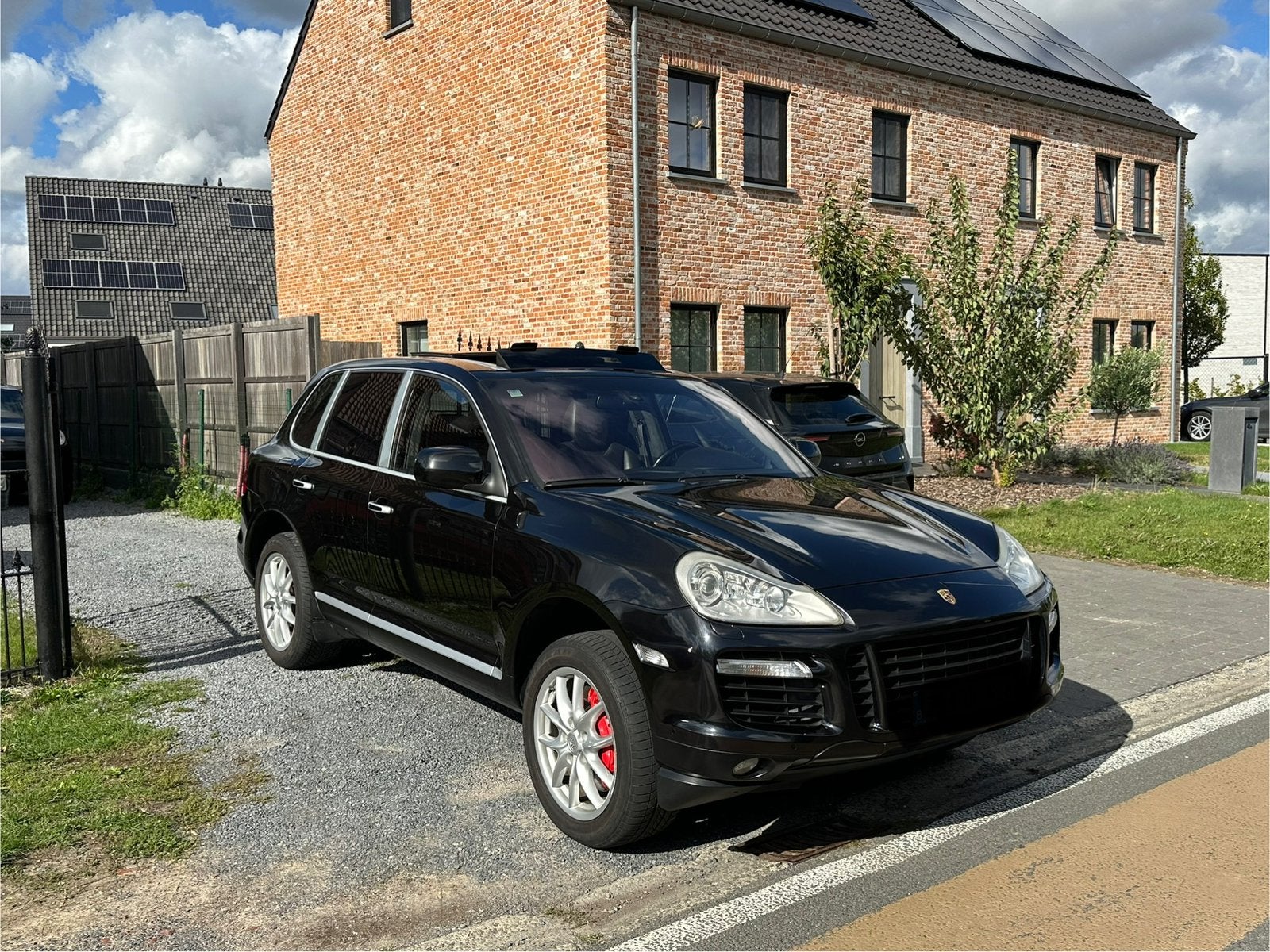 Porsche Cayenne Turbo 4.8 Lichte Vracht Tax 150€ biv 0€, Automaat, Cayenne, Zwart, Alcantara