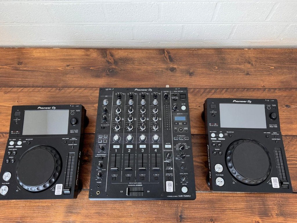 Pioneer XDJ-700 (2 stuks) +Pioneer DJ DJM-750MK2, Muziek en Instrumenten, Dj-sets en Draaitafels, Ophalen of Verzenden, Nieuw