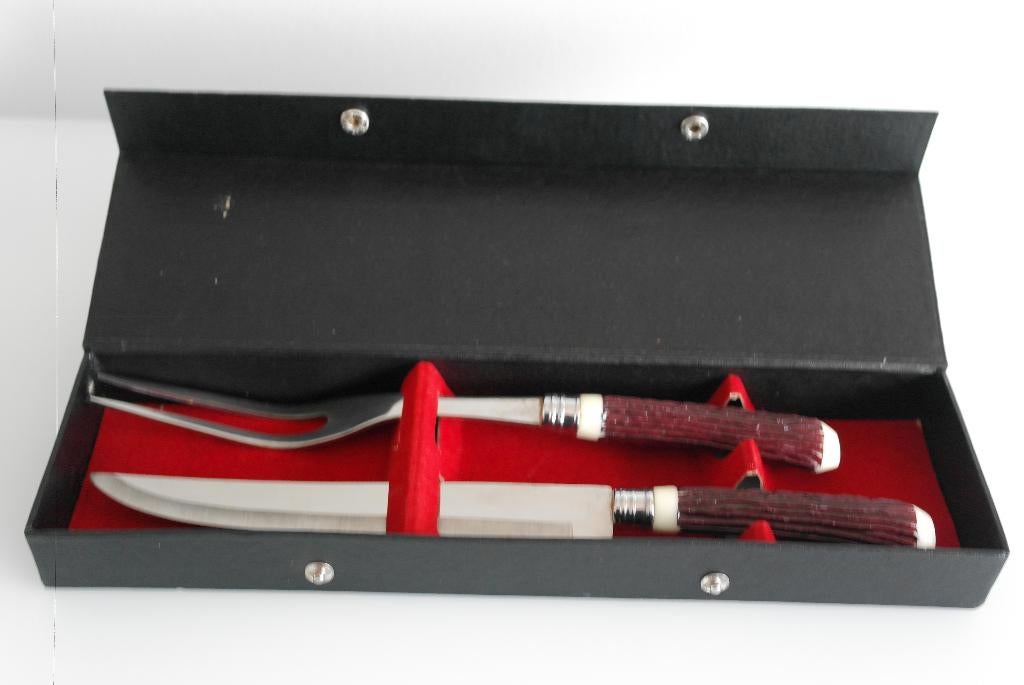 set met groot mes en vork carving, Ophalen of Verzenden, Nieuw, Bestekset