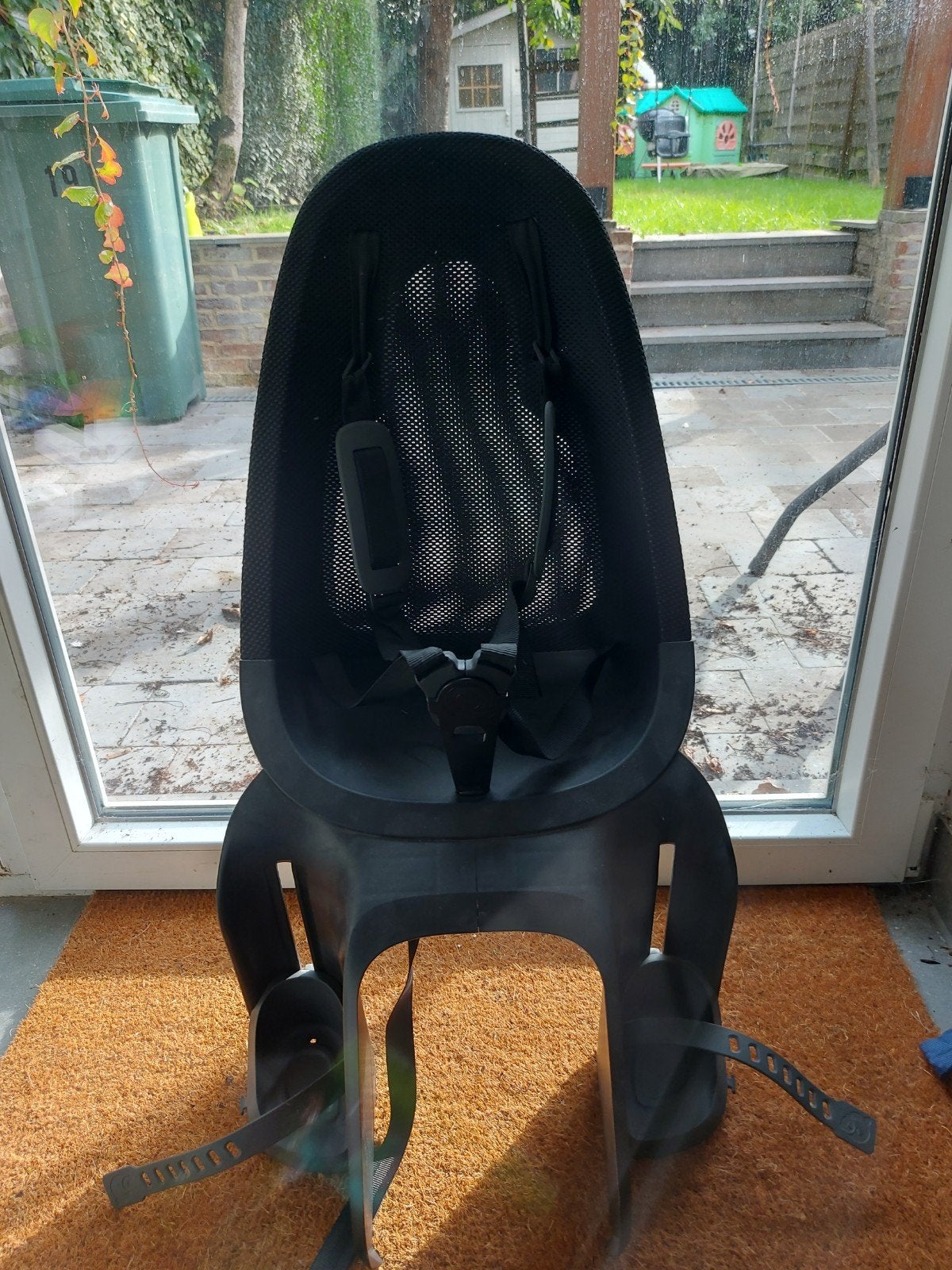 Fietsstoeltje Qibbel Air, Fietsen en Brommers, Ophalen, Achterzitje, Voetsteuntjes, 9 t/m 18 kg