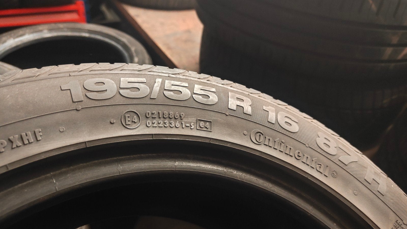 195/55r16 continental 35€ chacun avec montage, Enlèvement