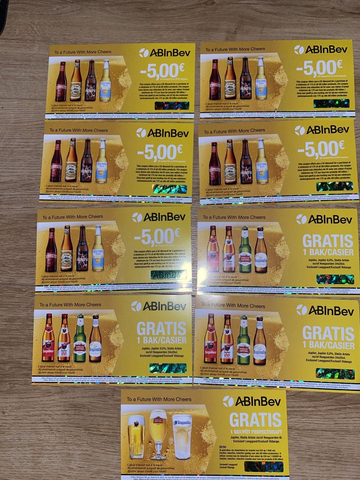 Bier vouchers, Tickets en Kaartjes