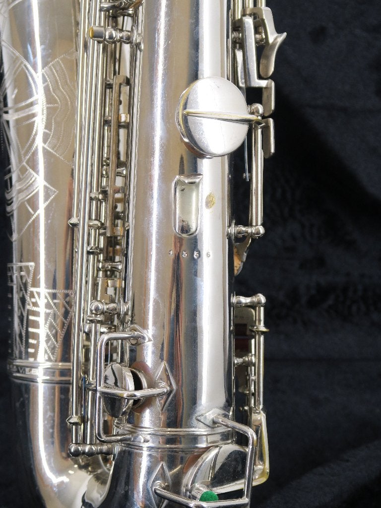 AKUSTIK Sächs Klingenthal VEB Tenorsaxofoon, Overige typen, Ophalen of Verzenden, Zo goed als nieuw, Met koffer