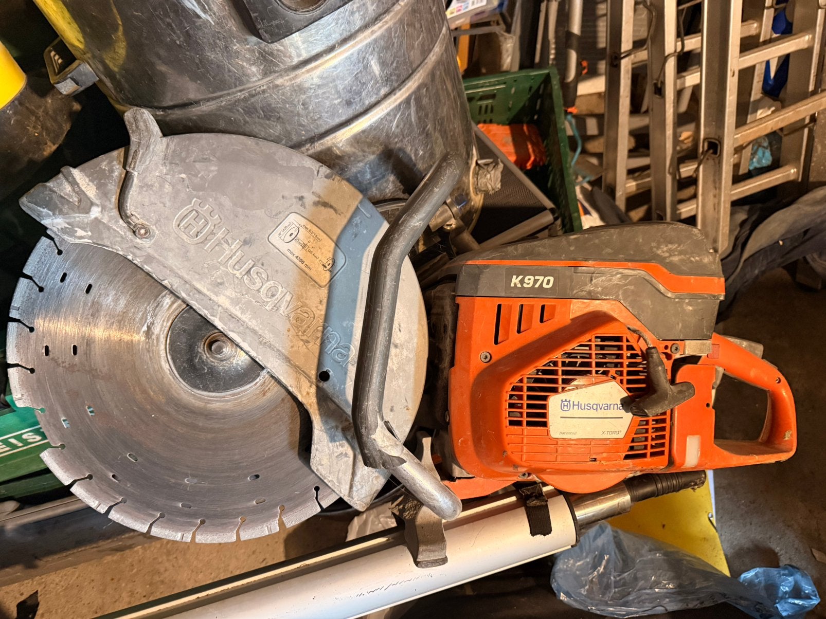 découpeuse thermique Husqvarna K970, Enlèvement, Utilisé