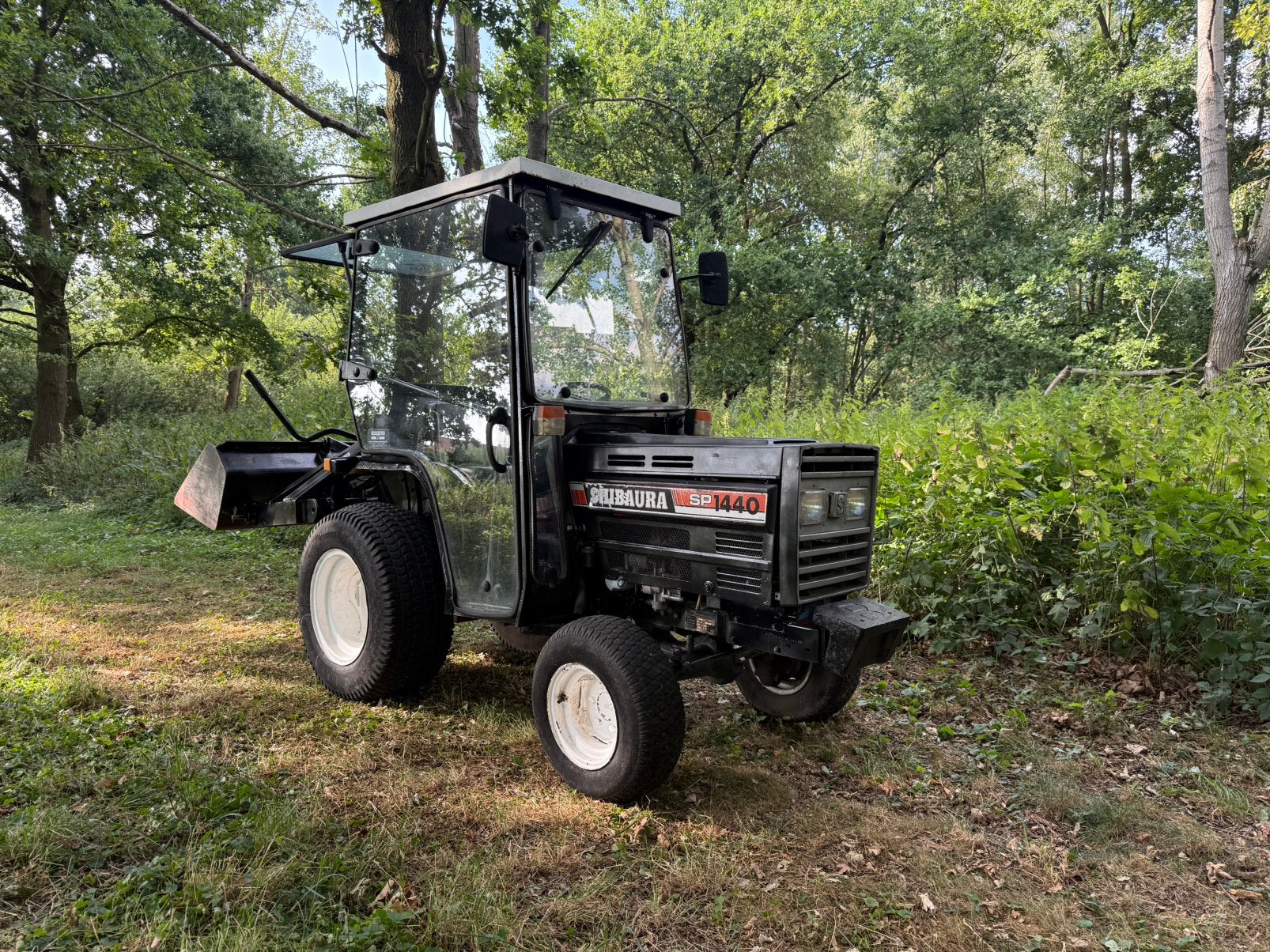 Shibaura SP1440 tractor minitractor gazonbanden/cabine, Gebruikt, Tot 2500, Tot 80 Pk, Ophalen