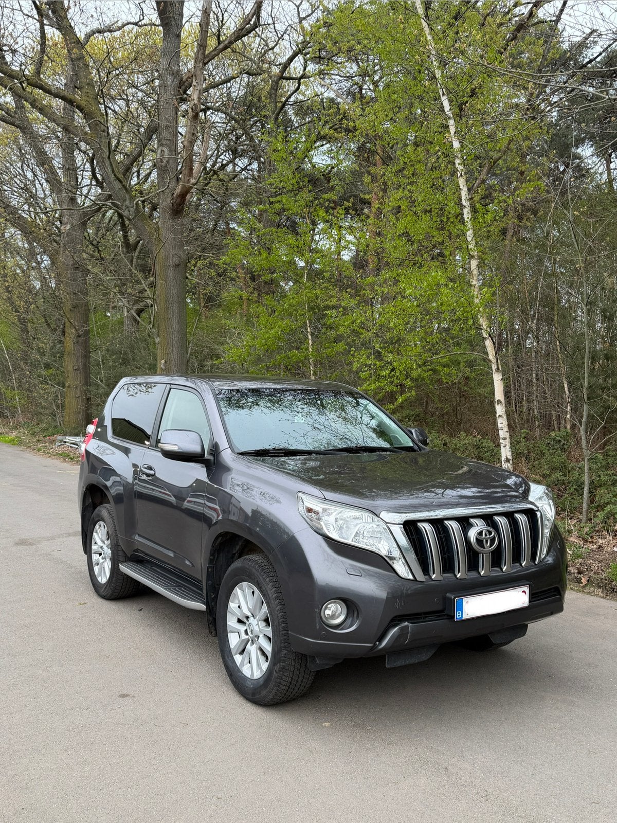 Landcruiser toyota, Auto's, Automaat, Zwart, Leder, Diesel