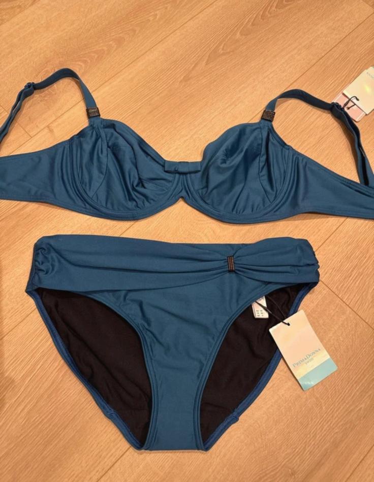 PrimaDonna bikini 75D/90D Petrol groenblauw, Kleding | Dames, Badmode en Zwemkleding, Ophalen of Verzenden, Nieuw, Blauw, Bikini