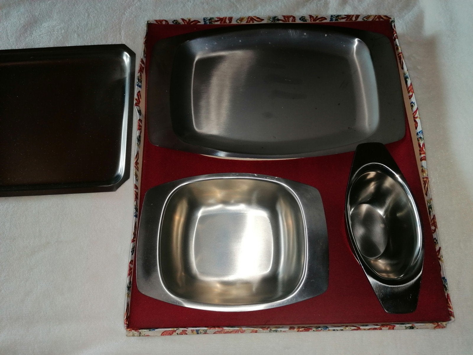 plats inox, Huis en Inrichting, Ophalen, Overige merken, Klassiek, Zo goed als nieuw