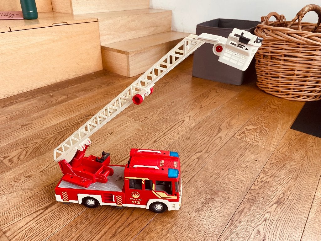 camion pompier playmobile, Enlèvement, Utilisé